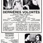 Télévision - Anne Deleuze dans « Les Dernières Volontés »