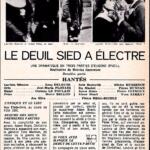 Télévision - Anne Deleuze dans « Le Deuil Sied à Electre »